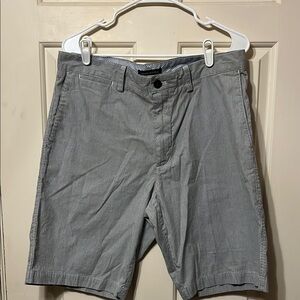 Banana Republic Gray Flat Front Chino Shorts